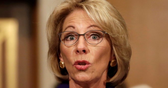 Betsy DeVos testifies before the Senate Health, Education and Labor Committee confirmation hearing