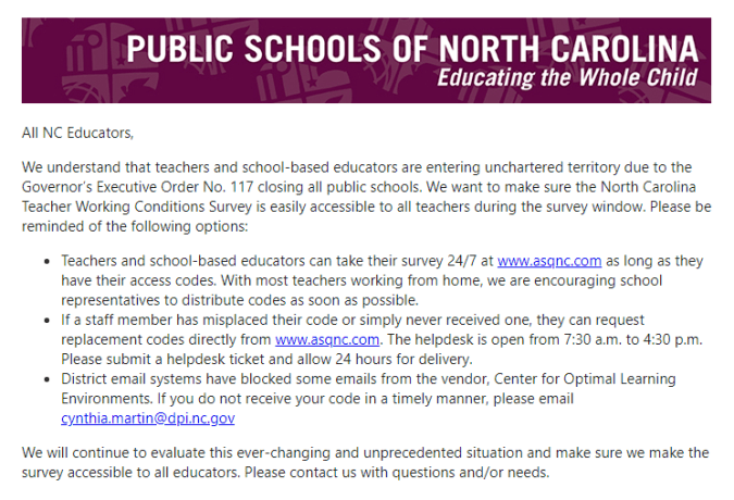 Working Conditions Survey